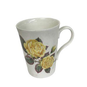 Crown Trent China Yellow Rose Tea Mug England Fine Bone China